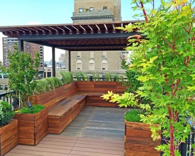 Maximize Space, Adding Built-In Seating with Your Pergola